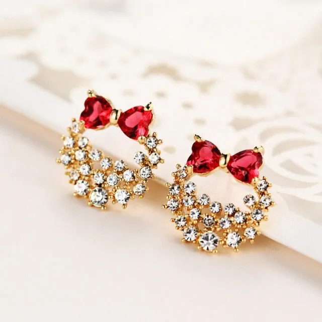 Korean Retro Asymmetric Butterfly Imitation Pearl Earrings Fashion Round Flower Brincos Long Statement Wings Earrings Jewelry