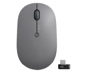 Lenovo Go Wireless Multi Device Mouse Office Ambidextrous Rf Wireless   Bluetooth   Usb Type-A Optical 2400 Dpi