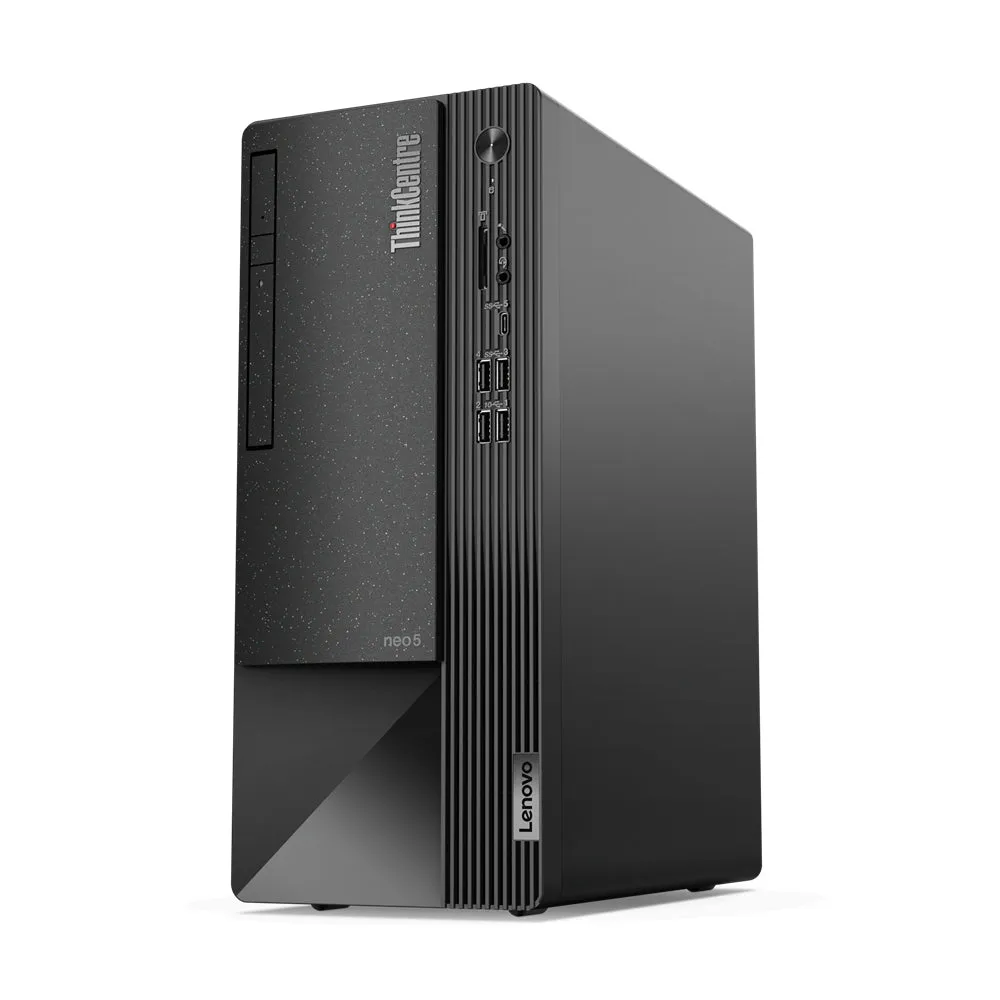 Lenovo Thinkcentre Neo 50T Intel® Core™ I3 I3-12100 8 Gb Ddr4-Sdram 256 Gb Ssd Windows 11 Pro Tower Pc Black, Grey