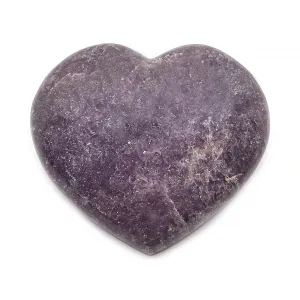 Lepidolite Heart Stone