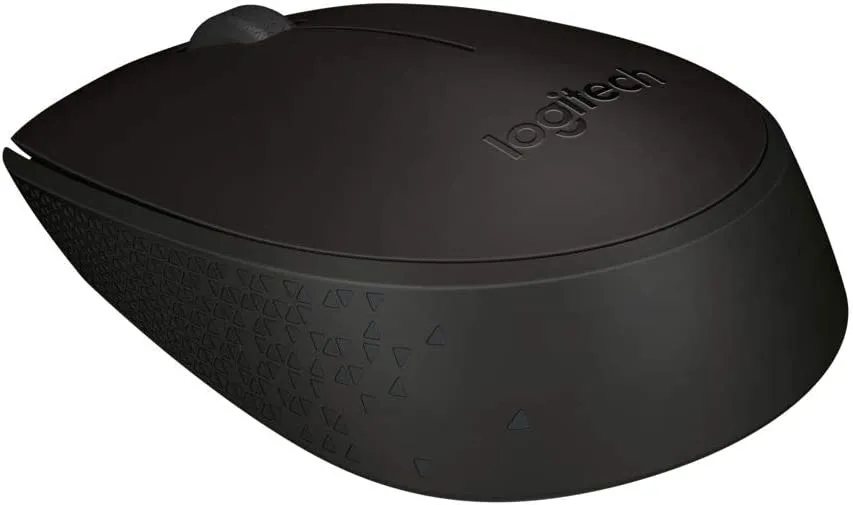 Logitech B170 Wireless Optical Mouse, USB, 3 Button, 2.4 GHz, Ambidextrous, for PC / Mac / Laptop