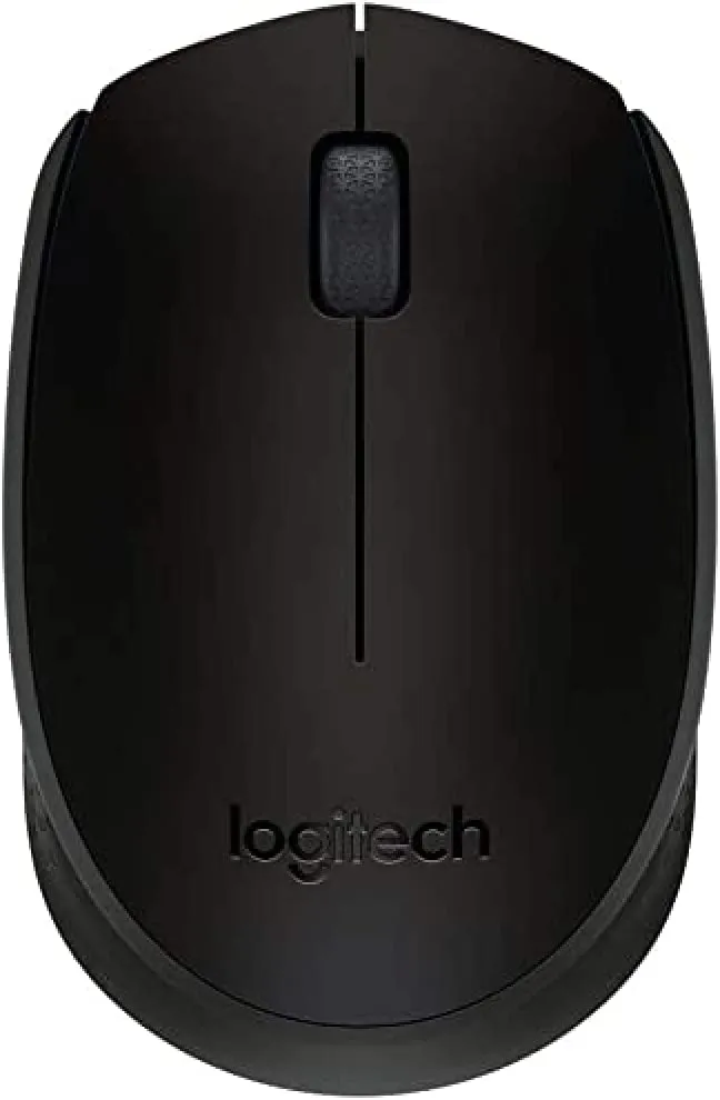 Logitech B170 Wireless Optical Mouse, USB, 3 Button, 2.4 GHz, Ambidextrous, for PC / Mac / Laptop