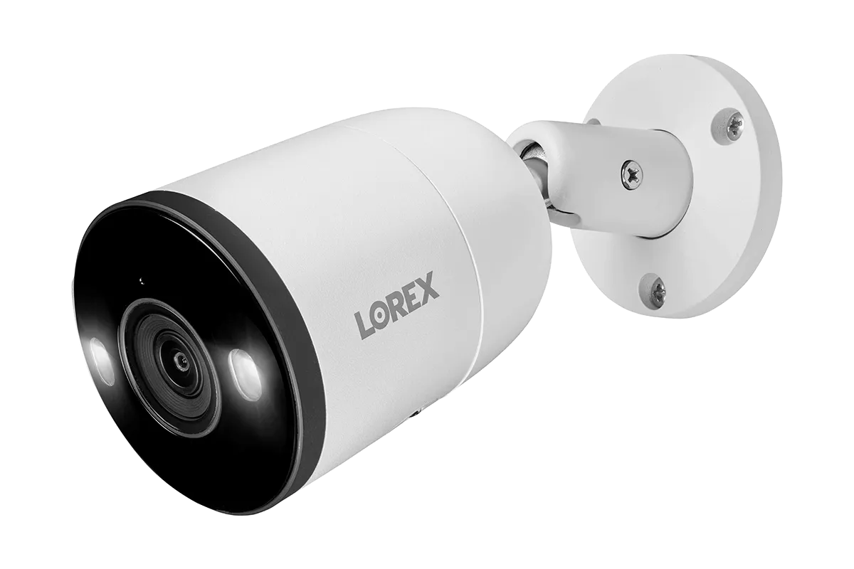 Lorex 4K (8 Camera Capable) 2TB Wired NVR System with Smart Deterrence and Smart Motion Detection Bullet Cameras