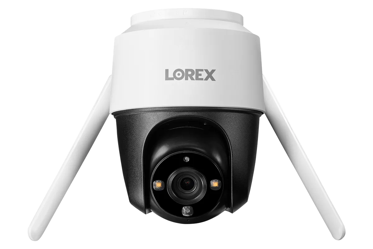 Lorex Fusion Series 4K 16 Camera Capable (8 Wired   8 Fusion Wi-Fi) 2TB NVR Wireless System with Two 2K Pan-Tilt Outdoor Wi-Fi Cameras