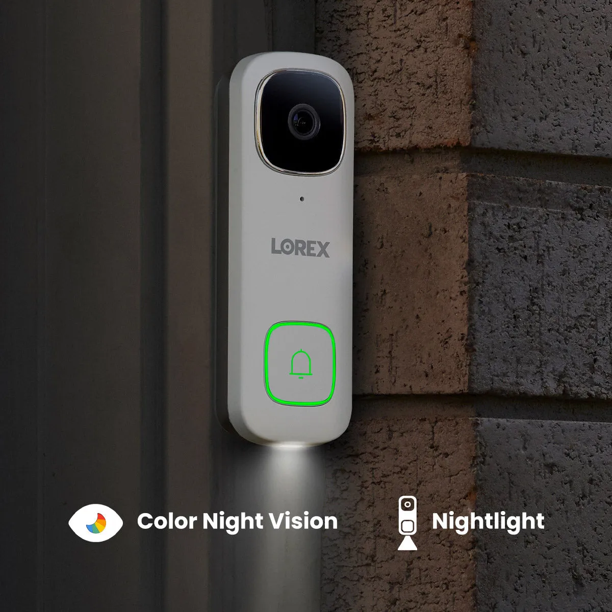 Lorex Wireless Fusion - 4K  NVR with 2K Wired Doorbell, Outdoor Pan-Tilt Camera, Wi-Fi Floodlight Camera, Two 4K Wi-Fi 6 Outdoor Cameras and Two Indoor Pan-Tilt Cameras