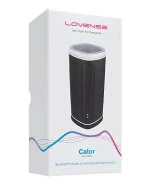 Lovense Calor Compact Heating Masturbator - Black