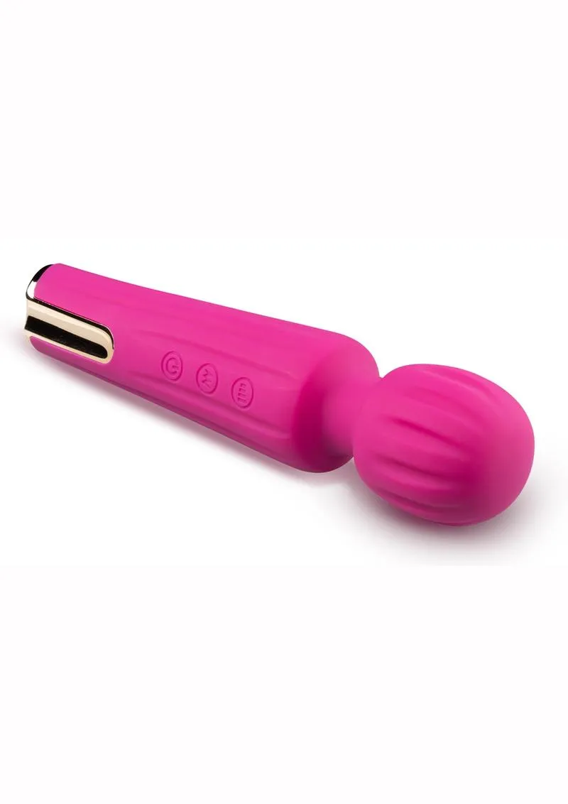 Lush Allana Velvet Rechargeable Silicone Wand Vibrator