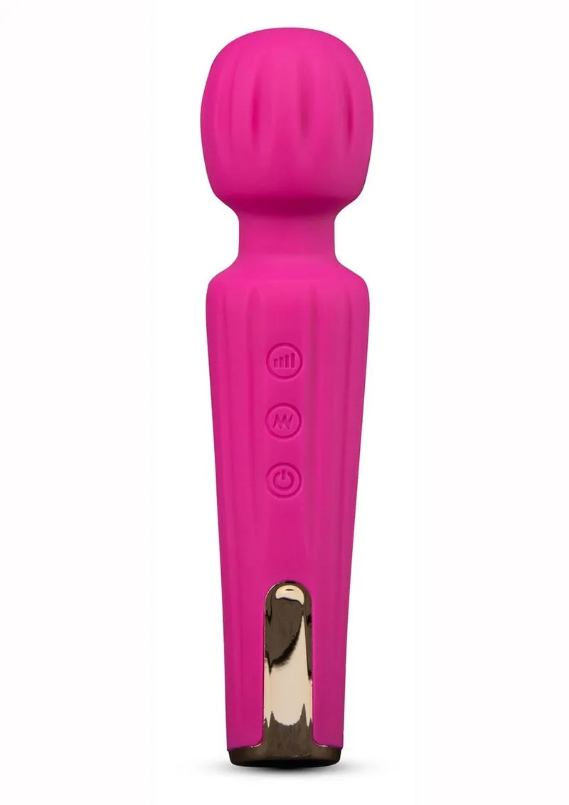 Lush Allana Velvet Rechargeable Silicone Wand Vibrator