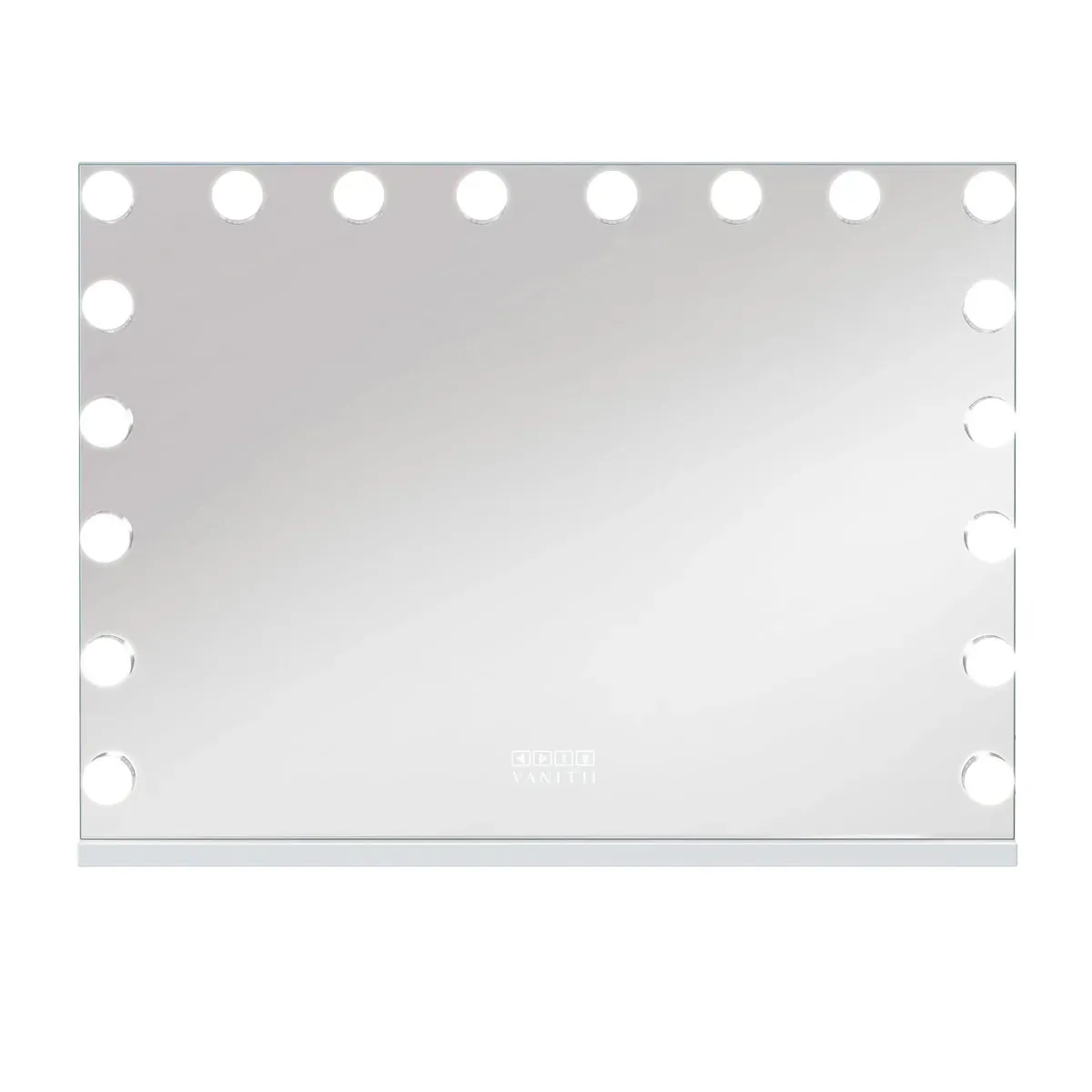 LUXE Hollywood Vanity Mirror Pro with Bluetooth XL - 18 Dimmable LED Bulbs & USB Charging Ports