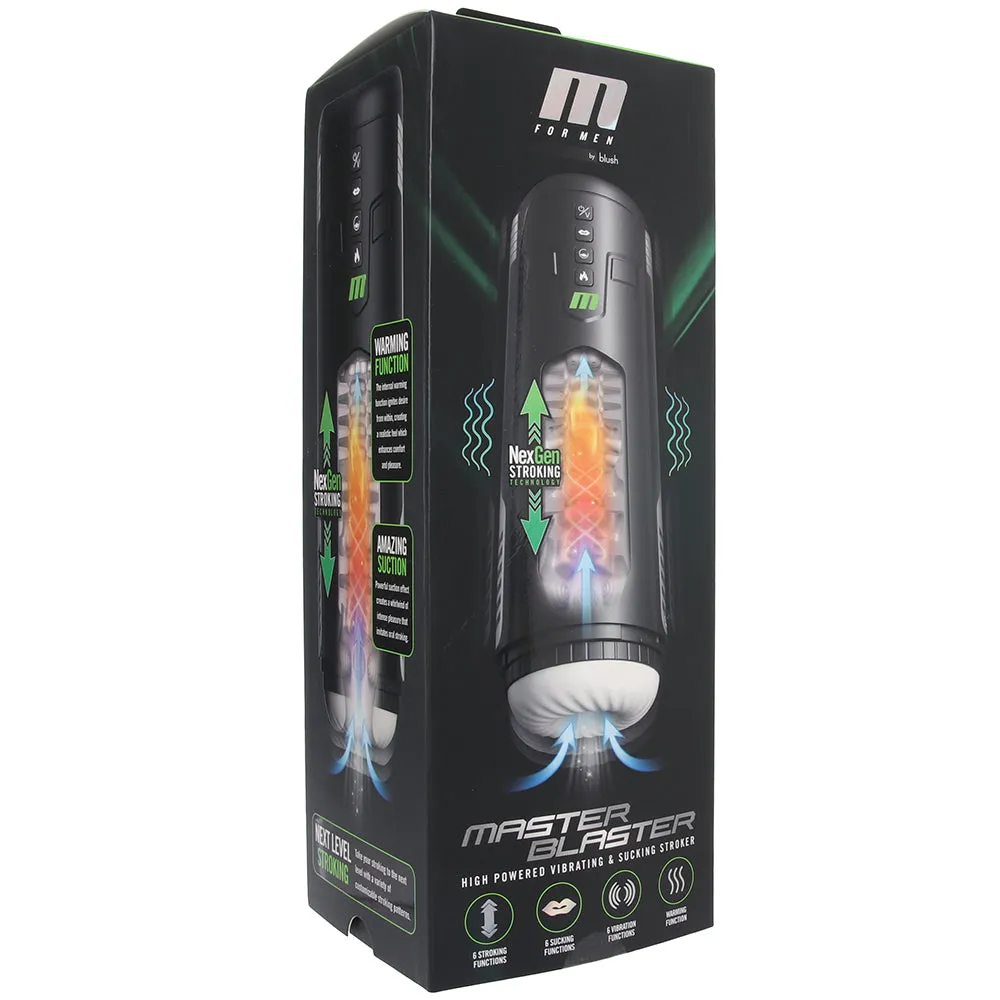 M for Men MasterBlaster Vibrating Sucking Auto Stroker