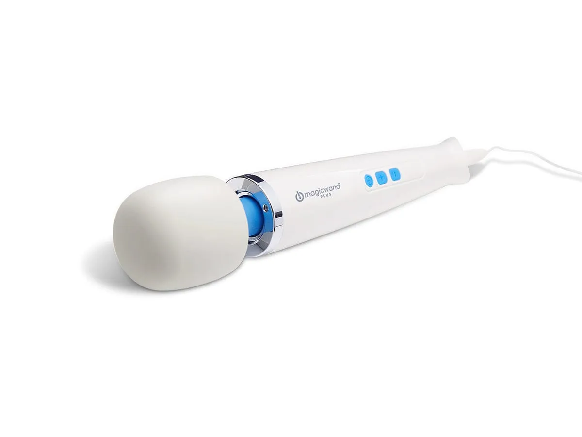 Magic Wand Plus 4-Speed Corded Wand Massager with Silicone Head