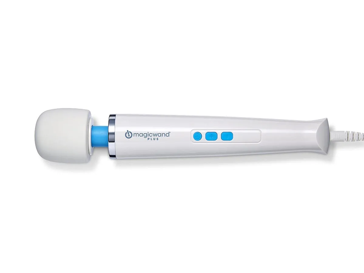 Magic Wand Plus 4-Speed Corded Wand Massager with Silicone Head