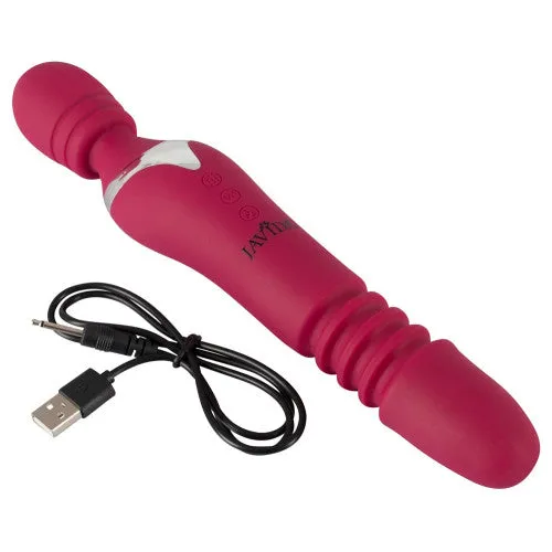 Massage Wand Warming & Thrusting Vibe