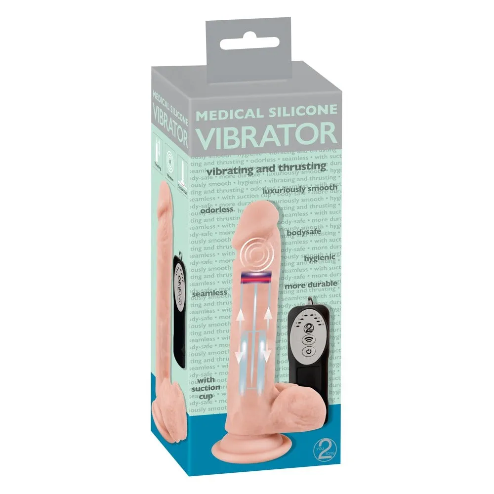 Medical Silicone Thrusting Vibrator