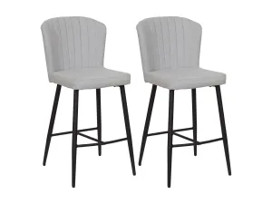 Metal Bar Stools, Set of 2