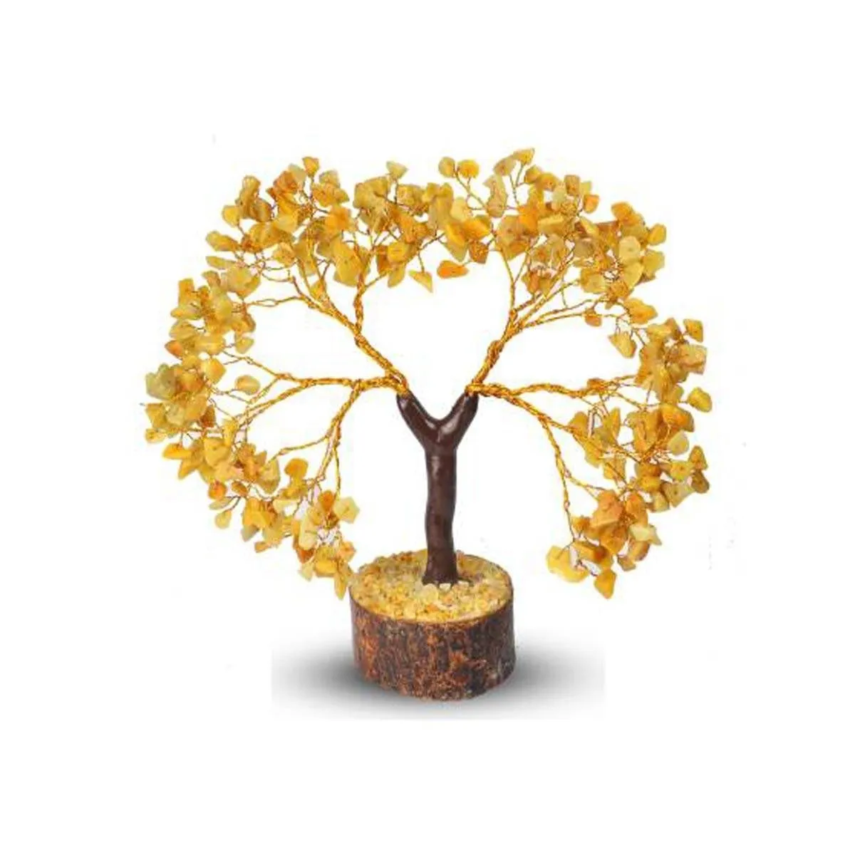 Natural Crystal Golden Quartz Tree