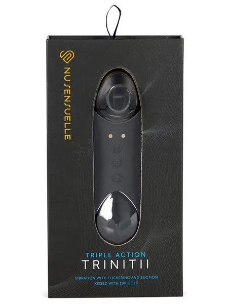 Nu Sensuelle Trinitii Flickering & Suction Clit Massager