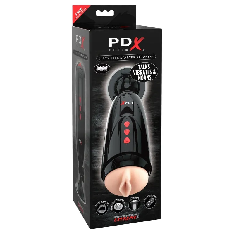 Pdx Elite Dirty Talk Starter Stroker