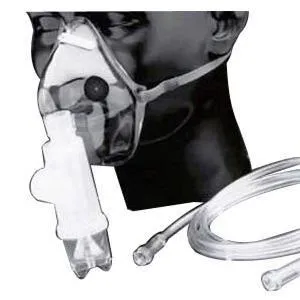 Pediatric Valved Elongated Aerosol Mask with Elastic Strap