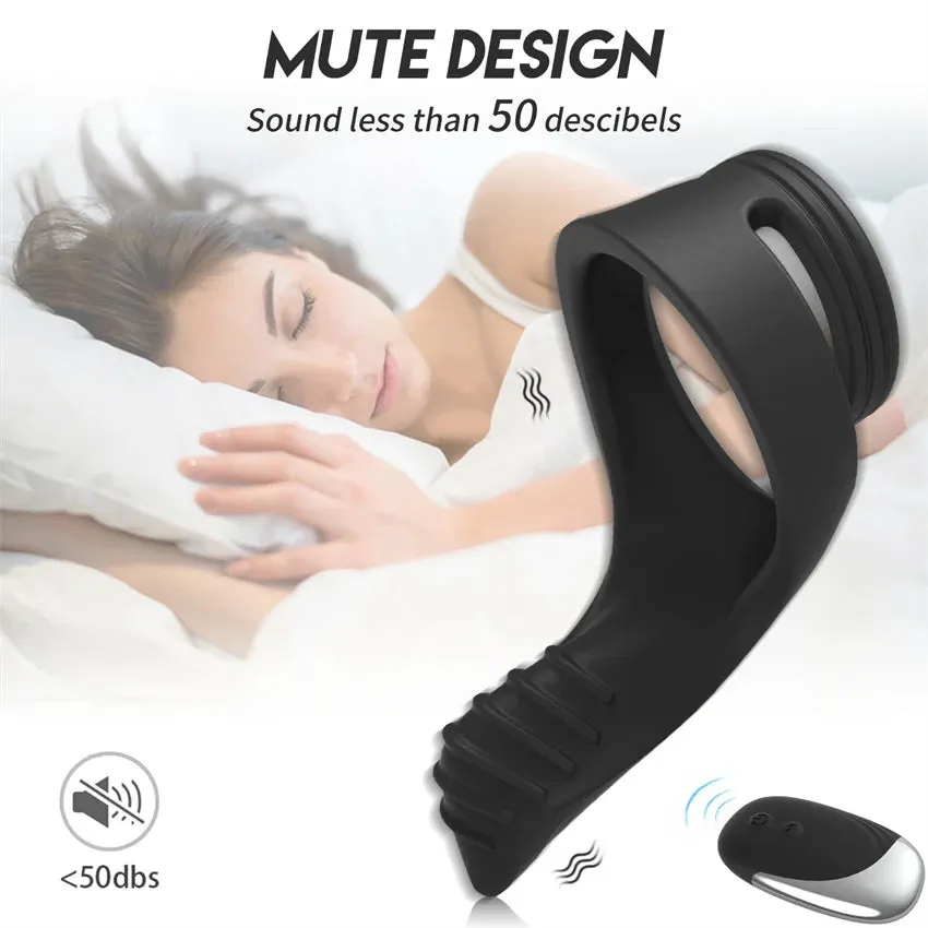 Rimba Silent Uno 2 In One Cock Ring | Clitoral | Perennial  | Remote Control | USB