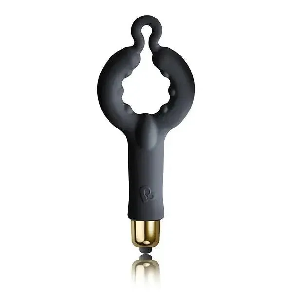 Rocks off Silicone Black Sex Toy Kits with 7-functions