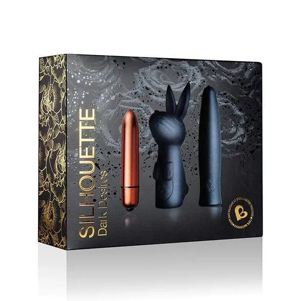 RocksOff - Silhouette Dark Desires Vibrator Kit (Gold)