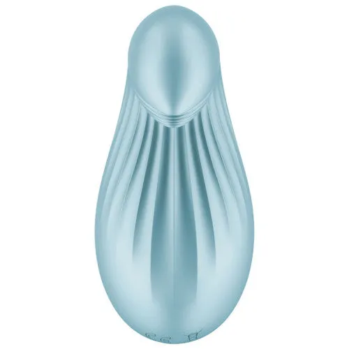 Satisfyer Dipping Delight Lay On Vibrator Light Blue