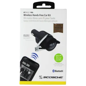 Scosche USB-C and Type-A Wireless Hands-Free Car Kit - Black (BTFMPD3SR-SP)