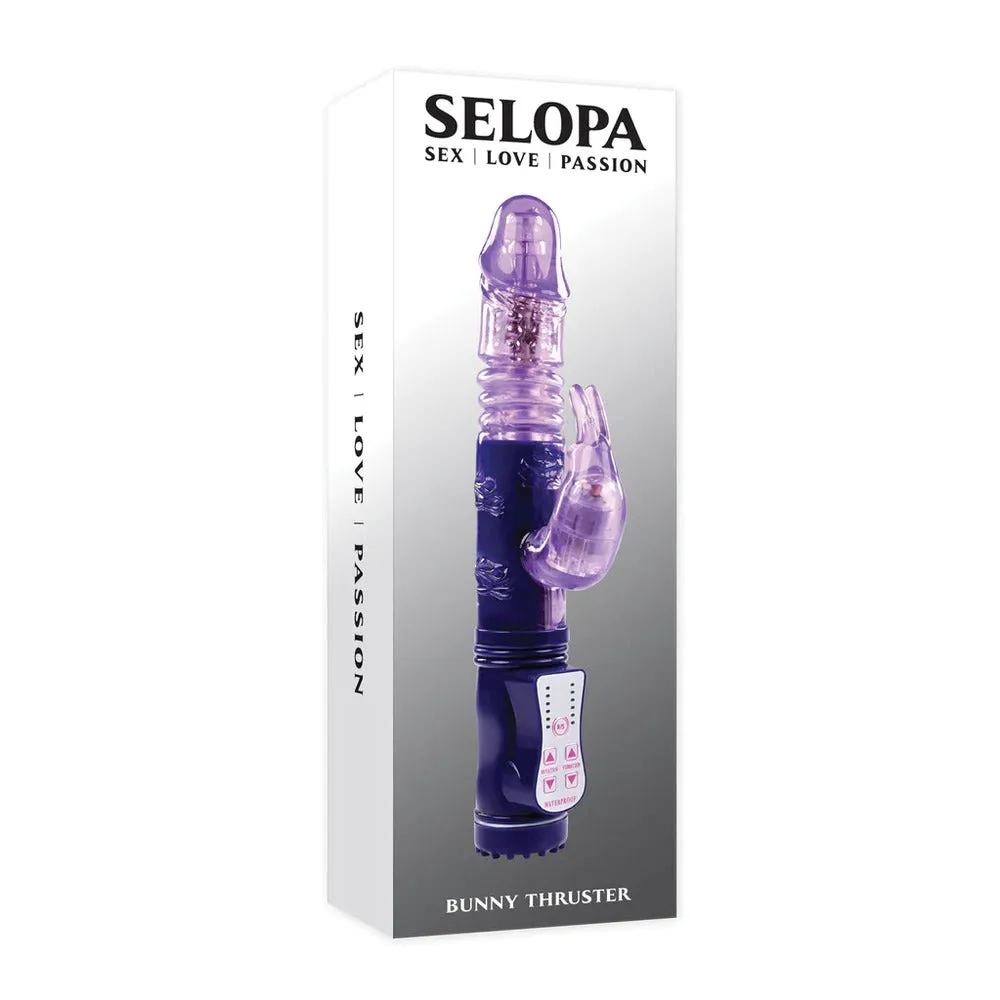 Selopa Bunny Thruster Vibrator Purple