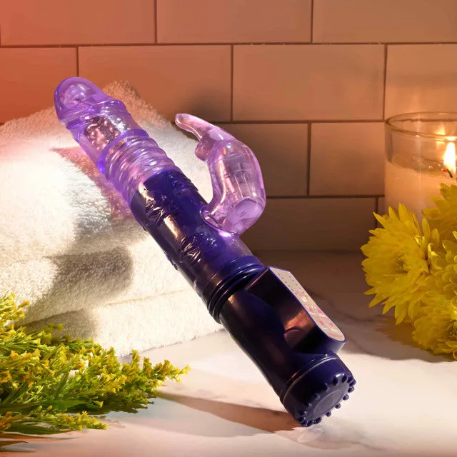 Selopa Bunny Thruster Vibrator Purple