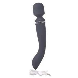 Sinful Dual Magic Lodi 10 Speed Silicone Wand Massager | Black