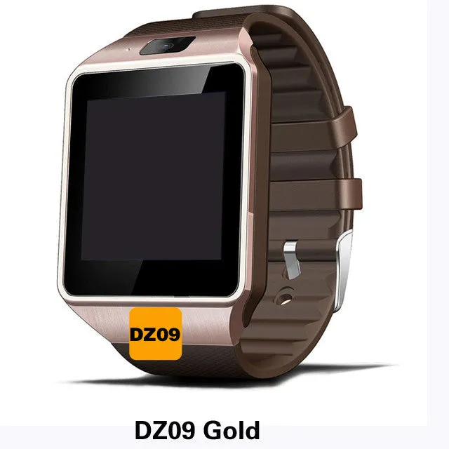 Smart Watch DZ09 Support SIM TF Card Clock Sync Notifier Bluetooth iOS Android PK GT08 GV18 U8