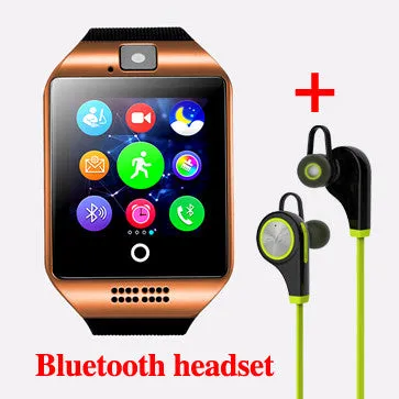 Smart Watch Q18 with Touch Screen Camera support SIM TF Card Bluetooth Android IOS iPhone