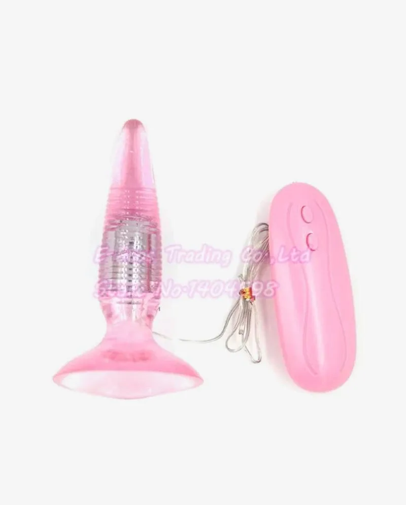 Soft Suction Cup Anal Butt Plug For Women With Remote Control