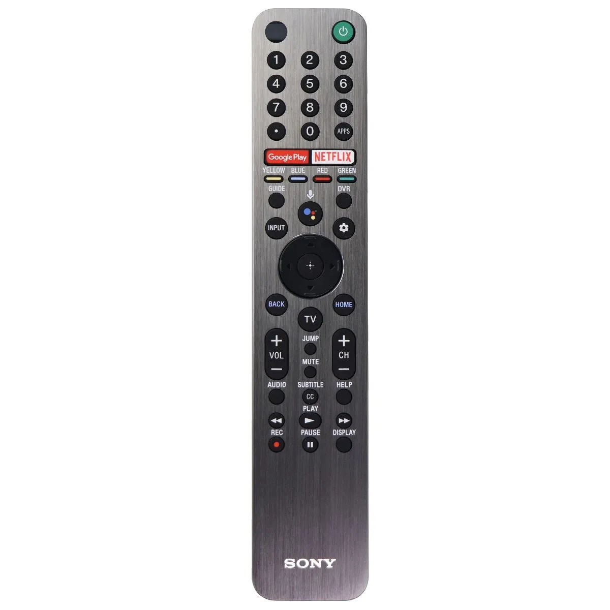 Sony Remote Control (RMF-TX611U) for Select Sony TVs - Metallic Gray