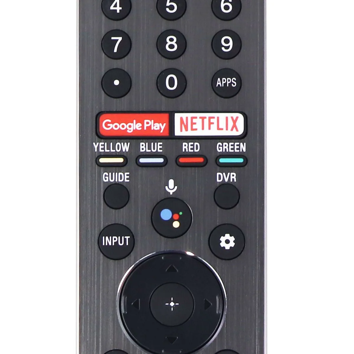 Sony Remote Control (RMF-TX611U) for Select Sony TVs - Metallic Gray