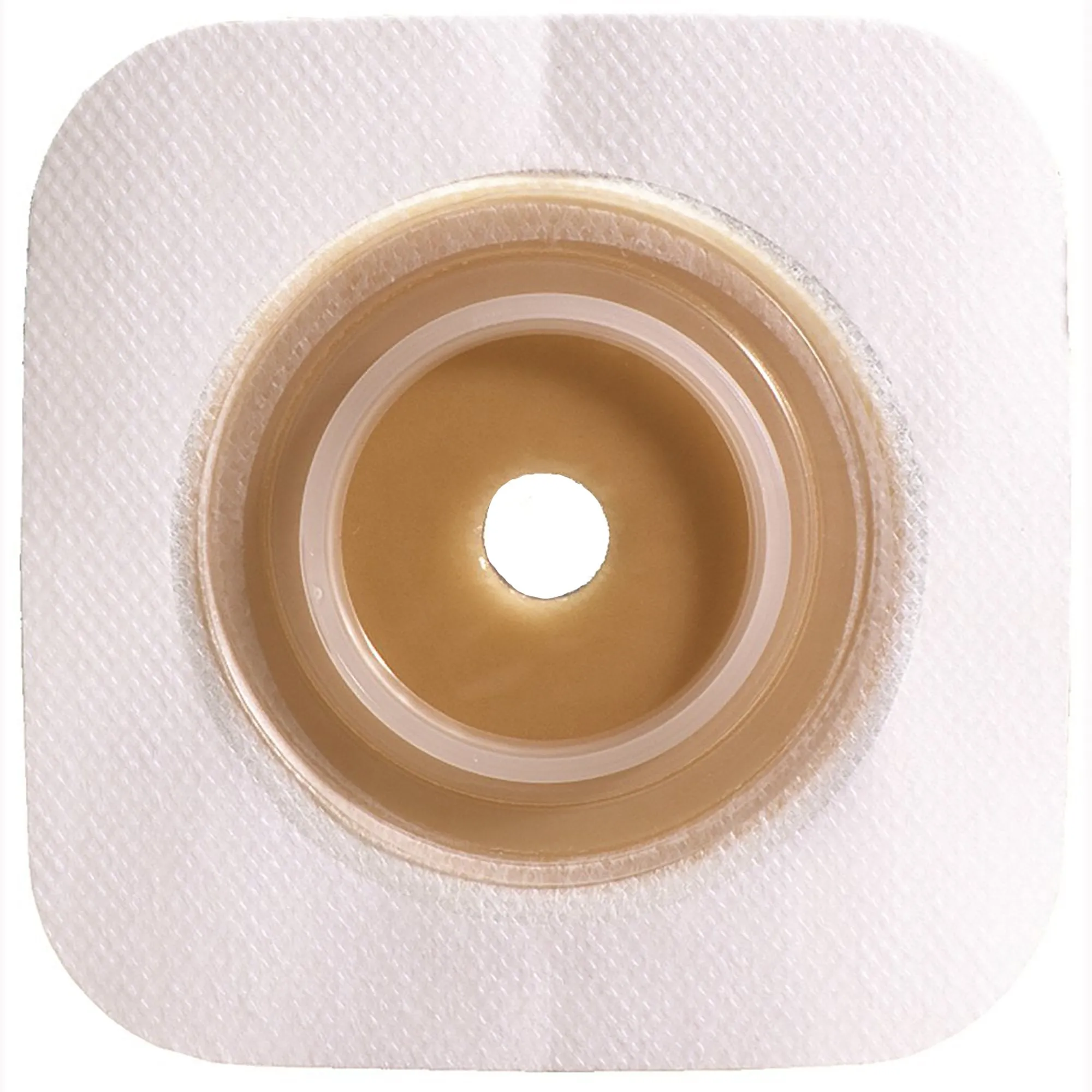 Sur-Fit Natura® Colostomy Barrier With 1 3/8-1¾ Inch Stoma Opening, Tan