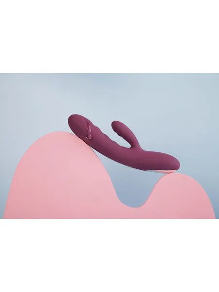 Svakom Avery Rechargeable Thrusting Rabbit Vibrator Lilac