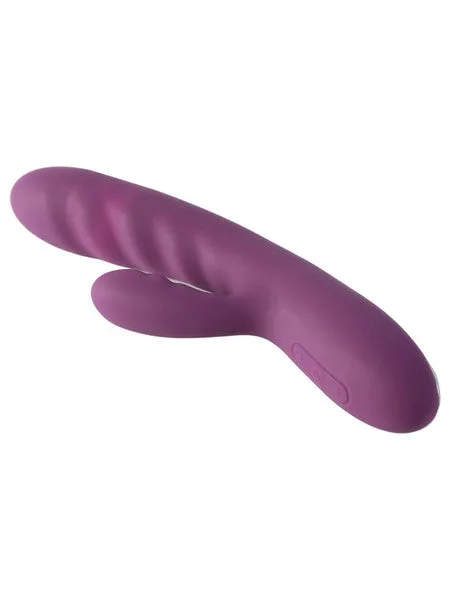 Svakom Avery Rechargeable Thrusting Rabbit Vibrator Lilac