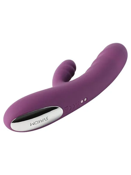 Svakom Avery Rechargeable Thrusting Rabbit Vibrator Lilac