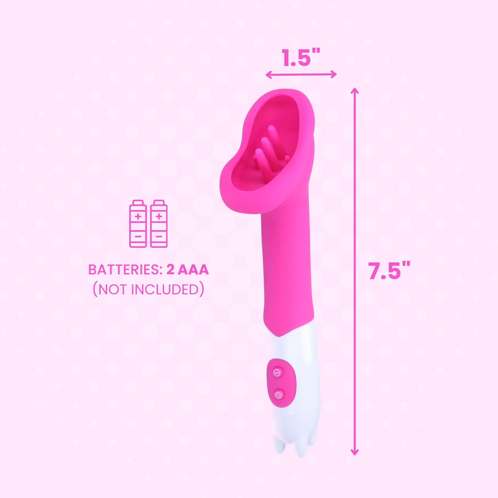 Tease Beginner's Silicone Lip-Shaped Clit Vibrator