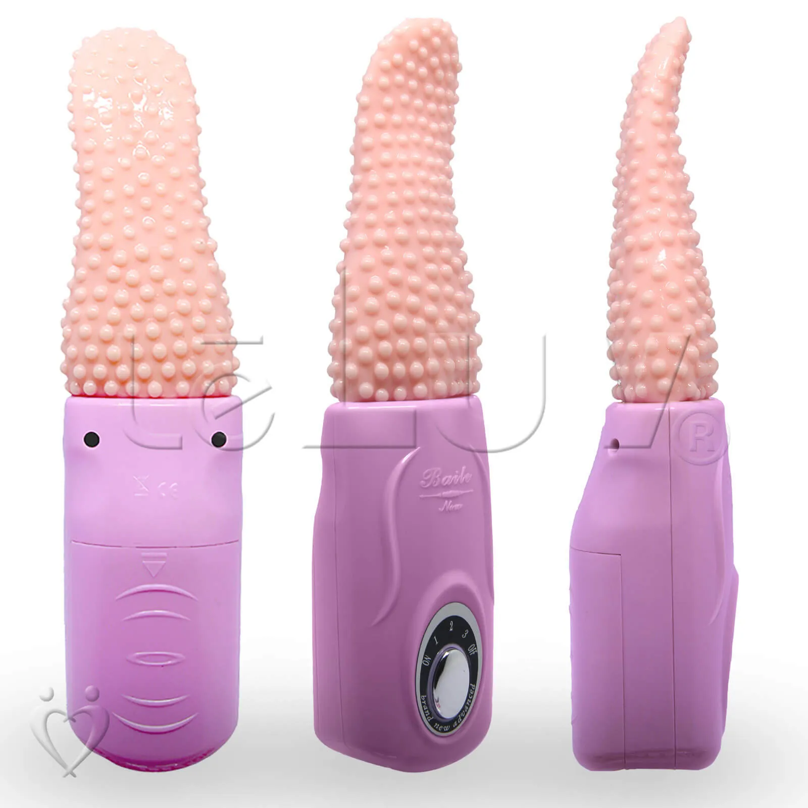 Textured Tongue Vibrator Oral Pleasurer