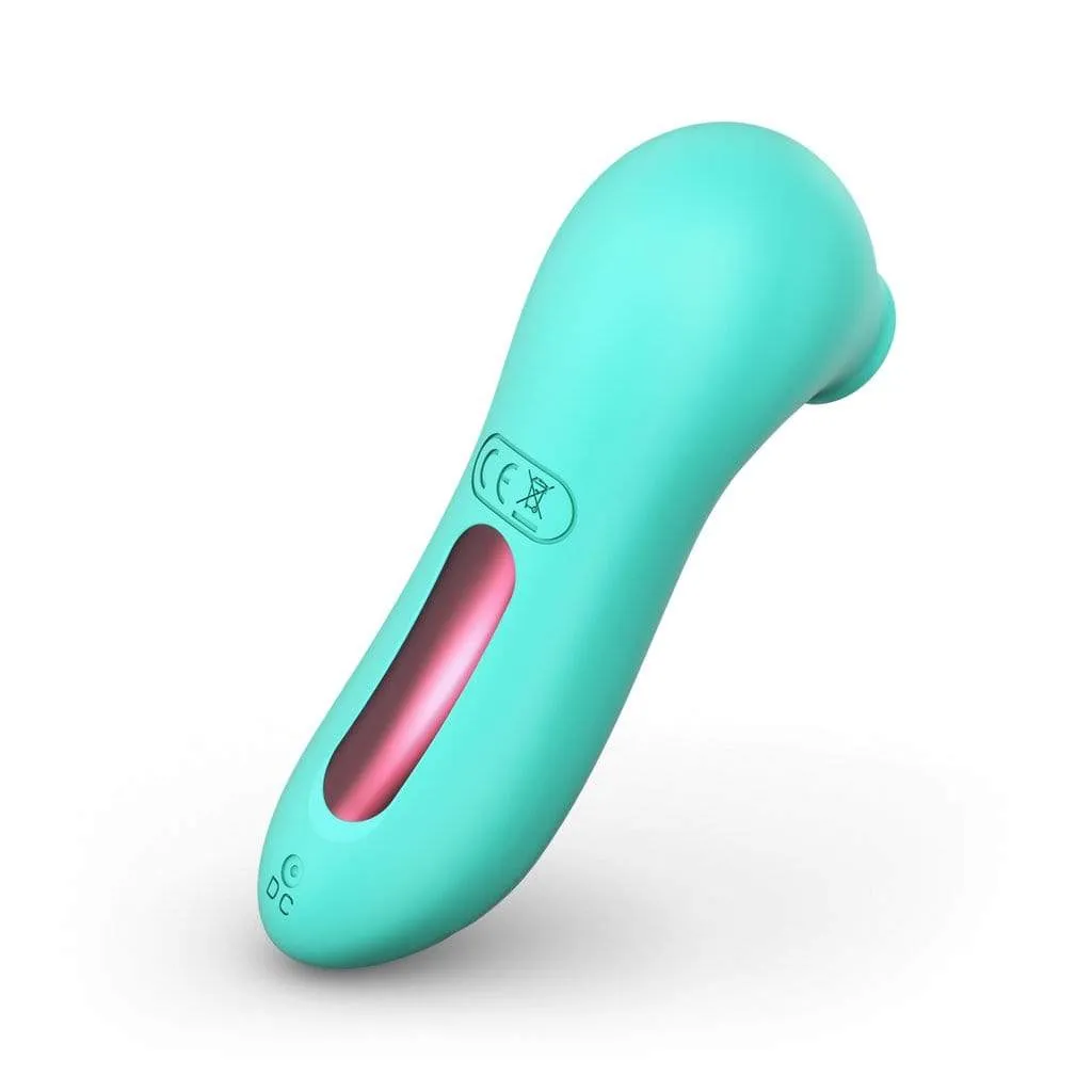 Tracy's Dog - C Cucumber Clitoral Air Stimulator Sucking Vibrator (Tiffany Blue)