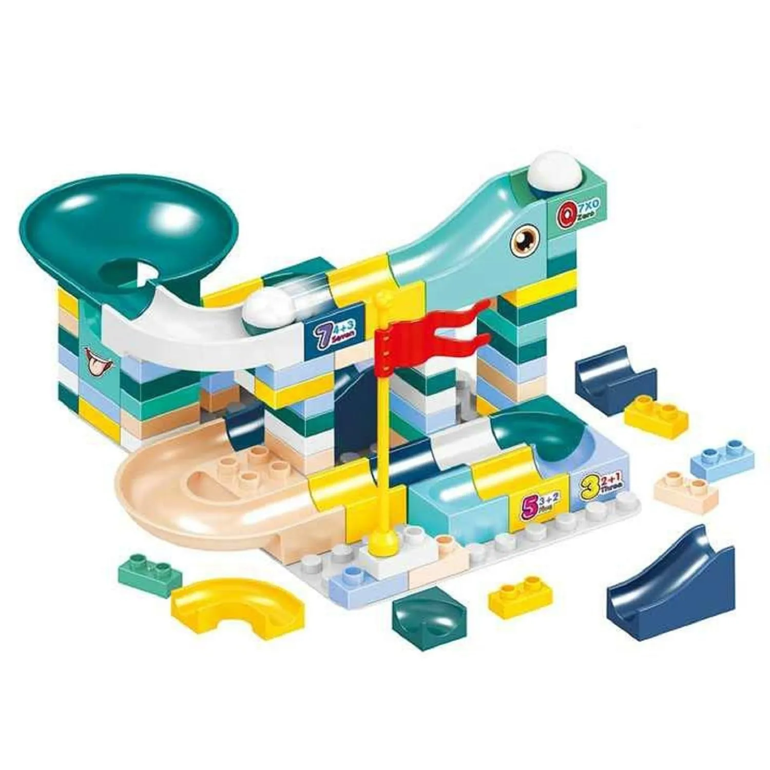 Variable Slide Way Assembly Building Blocks 88 Pieces - 94A