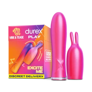 Vibe & Tease 2 in 1 Vibrator and Teaser Tip