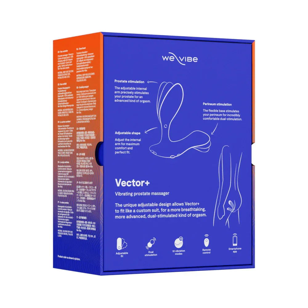 We-Vibe Vector  Dual Stimulation Prostate Massager Royal Blue