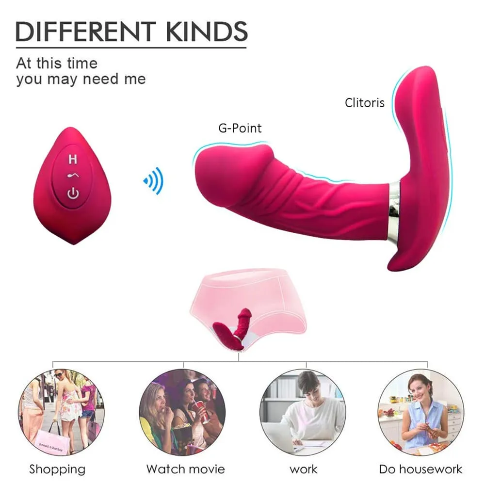 Wearable Wireless Controlling Dildo Vibrator