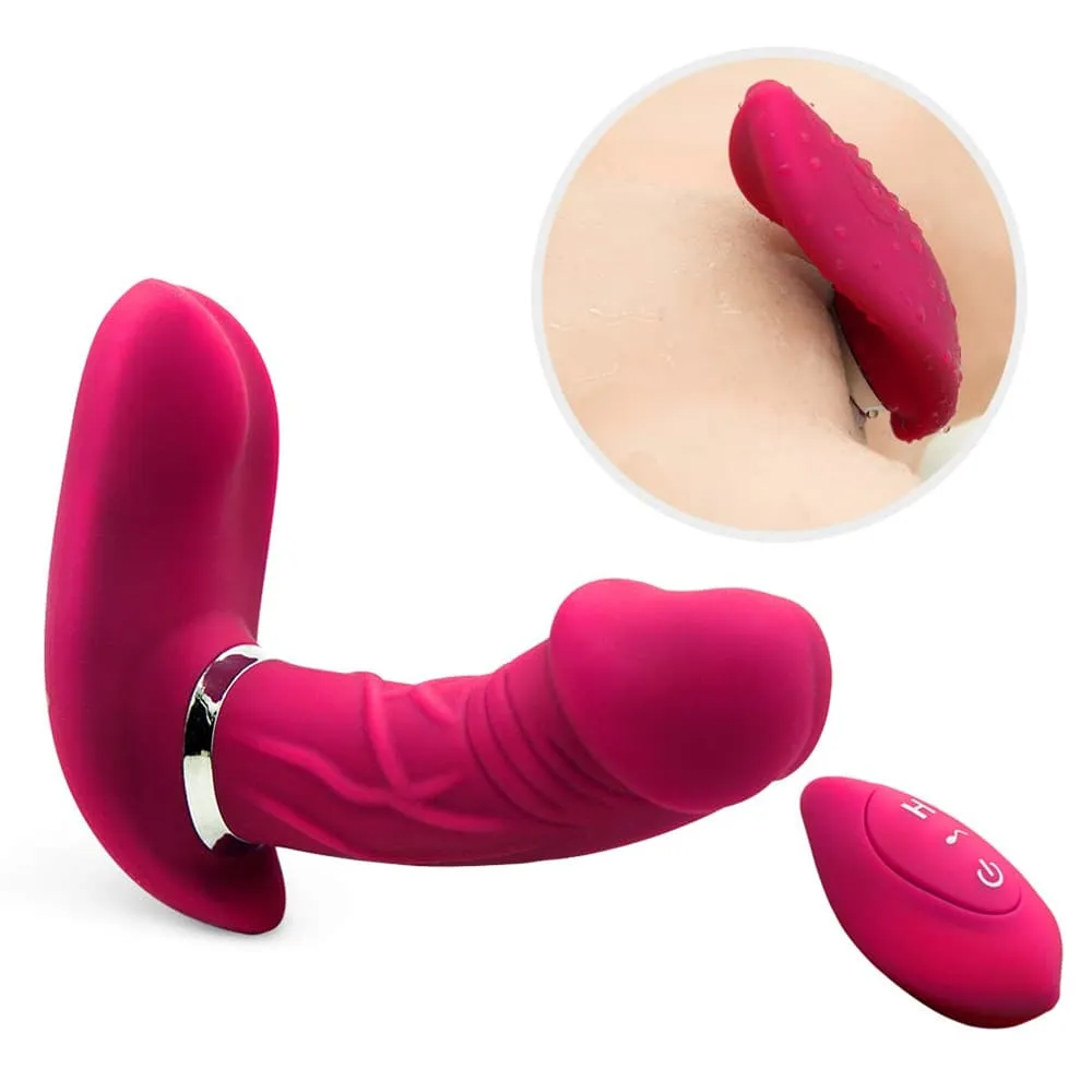 Wearable Wireless Controlling Dildo Vibrator