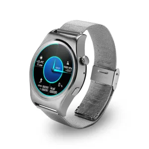 X10 Smart Watch With LCD HD Full Circle Display Bluetooth 4.0 Sleep Monitoring For Android 4.3 and IOS 7.0