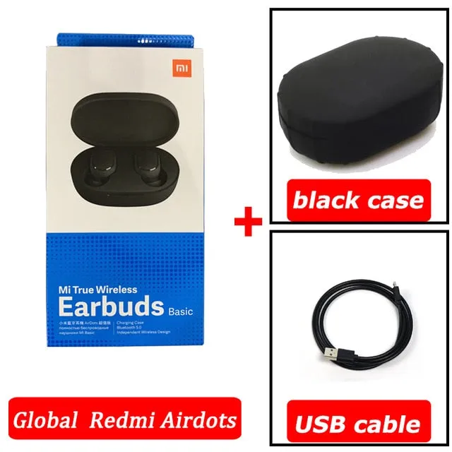 xiaomi airdots Redmi Airdots TWS Wireless earphone Voice control Bluetooth 5.0 Noise reduction Tap Control